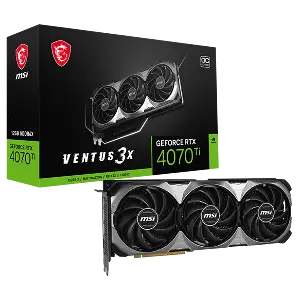 MSI RTX 4070 TI VENTUS 3X E1 12G OC GRAPHICS CARD 